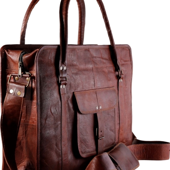 Beautiful leather work bag - Picture 4 of 6